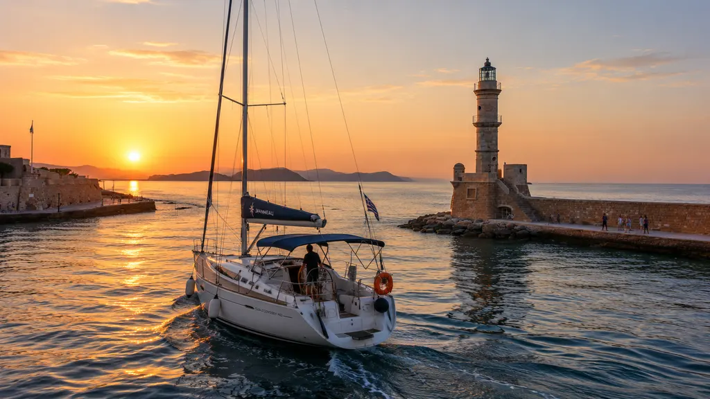 Sun Odyssey 40 | Jeanneau Boats chania lighthouse
